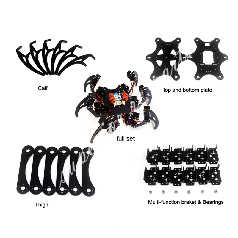 Arduino Robot - 18 dof alumínio hexapod aranha suporte