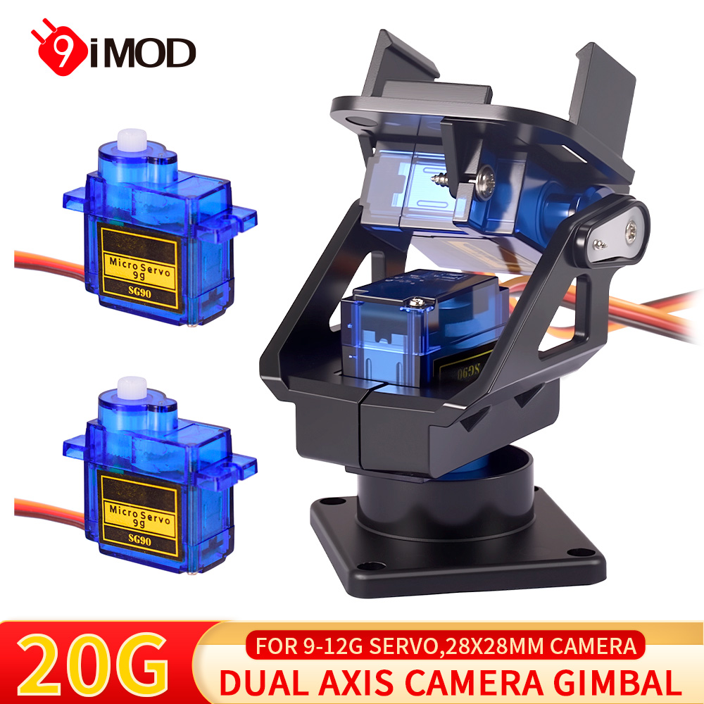 Pan Tilt Bracket - 9imod mini plataforma de câmera 20g