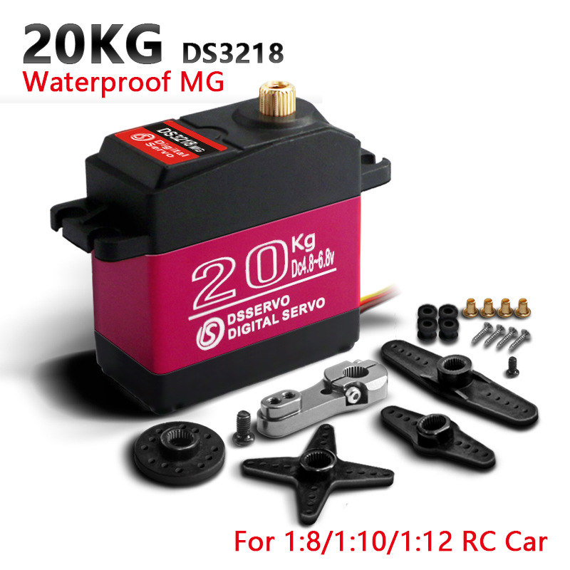 Robot Arm Metal - Dsservo Ds3218Mg 20Kg Servo Digital Metálico
