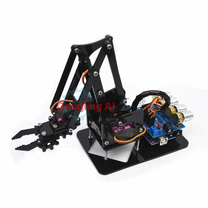 Robot Arm Metal - Braço Robótico Mecânico SG90 com 4