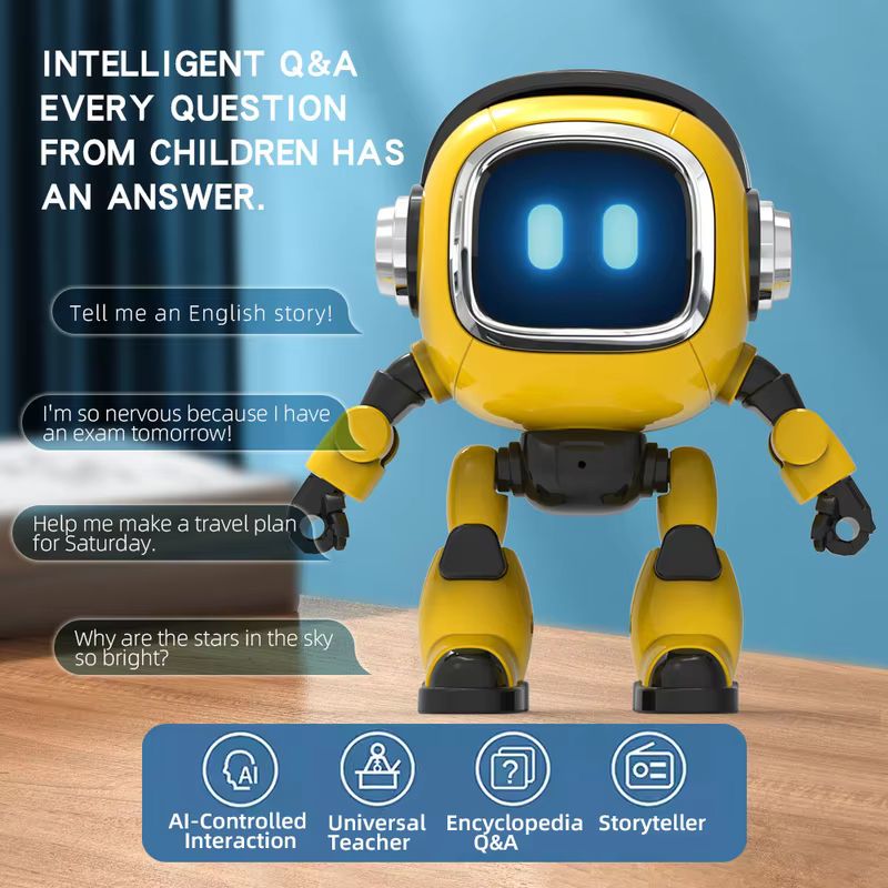 Robot Remote Control - Brinquedo Robô Inteligente com IA, Chat