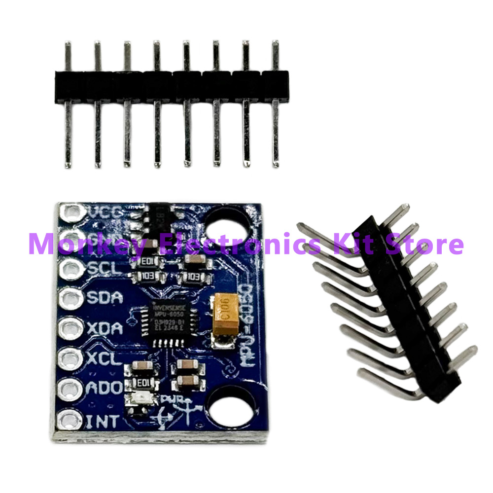 Accelerometer Mpu6050 - Moudle do sensor de ângulo GY-521,