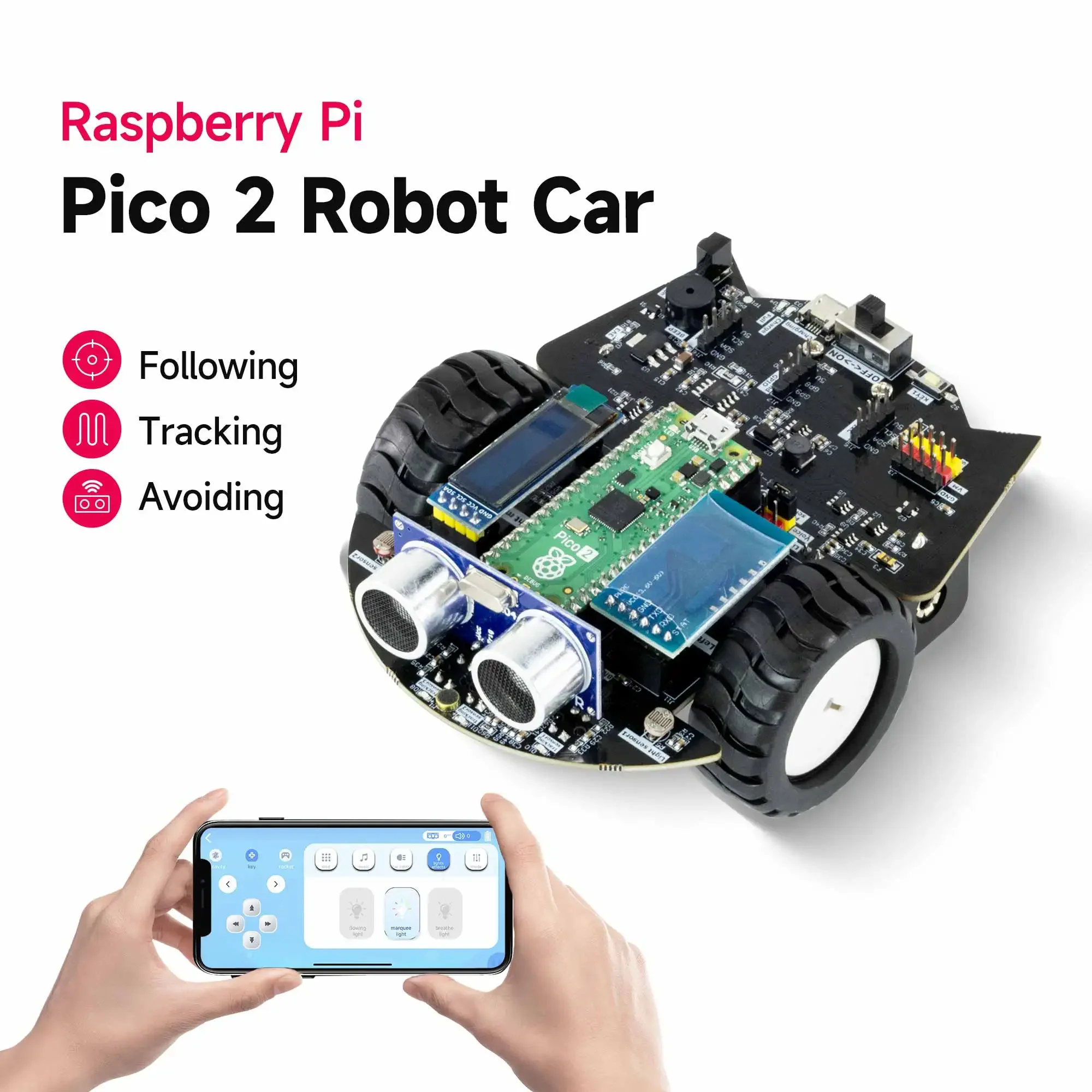 Yahboom raspberry pi pico 2 ro - Robot Car Kit avaliação e preço