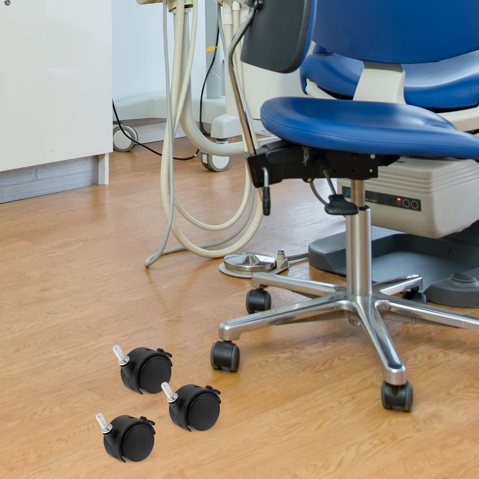 2 rodízios giratórios com supo - Caster Wheel avaliação e preço