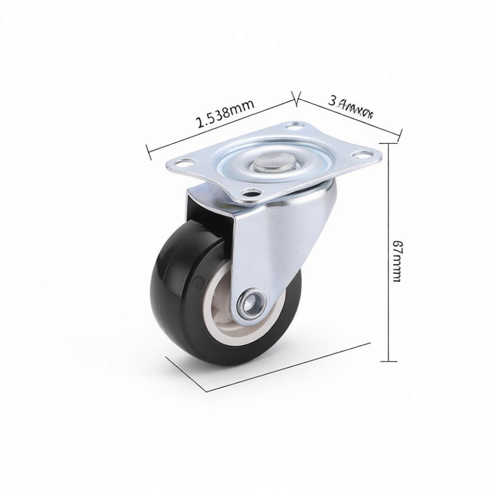 Rodízios de borracha de alta r - Caster Wheel avaliação e preço