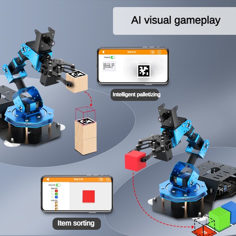 Braço robótico de 6 graus de l - Robot Arm Kit avaliação e preço