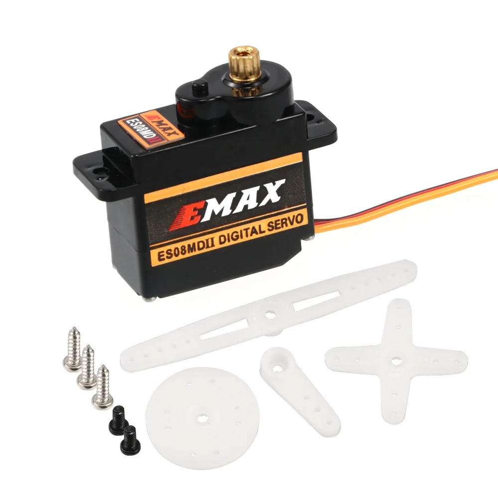 Servo Digital EMAX ES08MDII ES - Sg90 Servo avaliação e preço