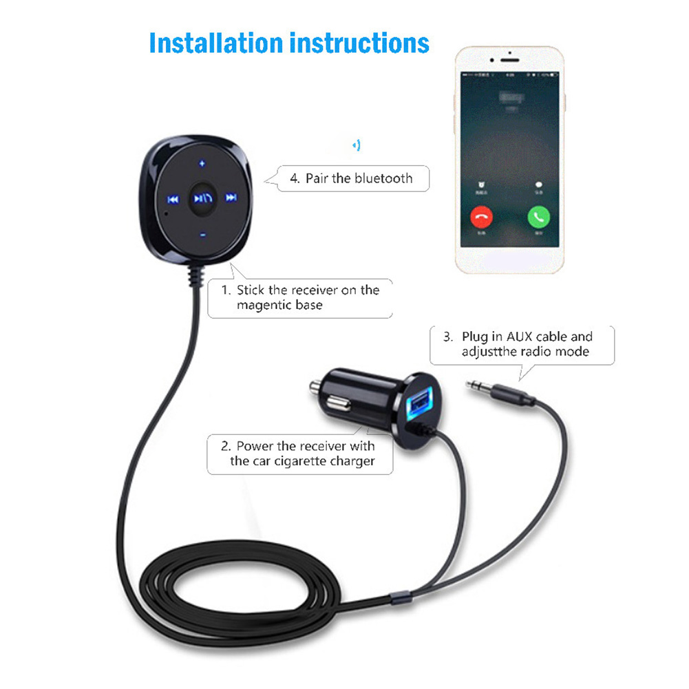 Kit receptor de música aux de  - Robot Bluetooth Car avaliação e preço