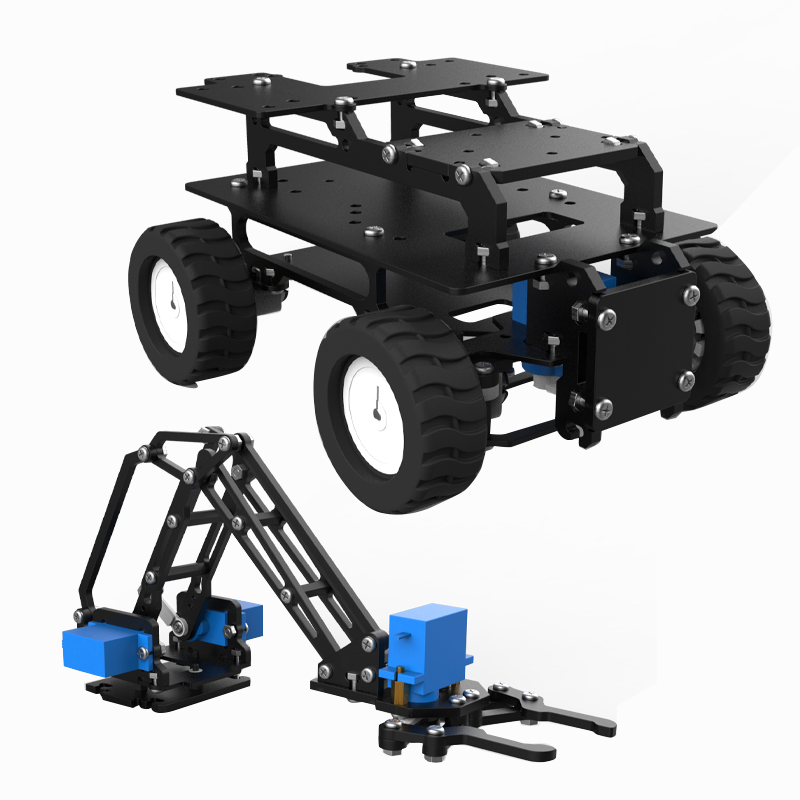 Acrílico 4wd robô carro motor  - Tracked Robot Chassis avaliação e preço