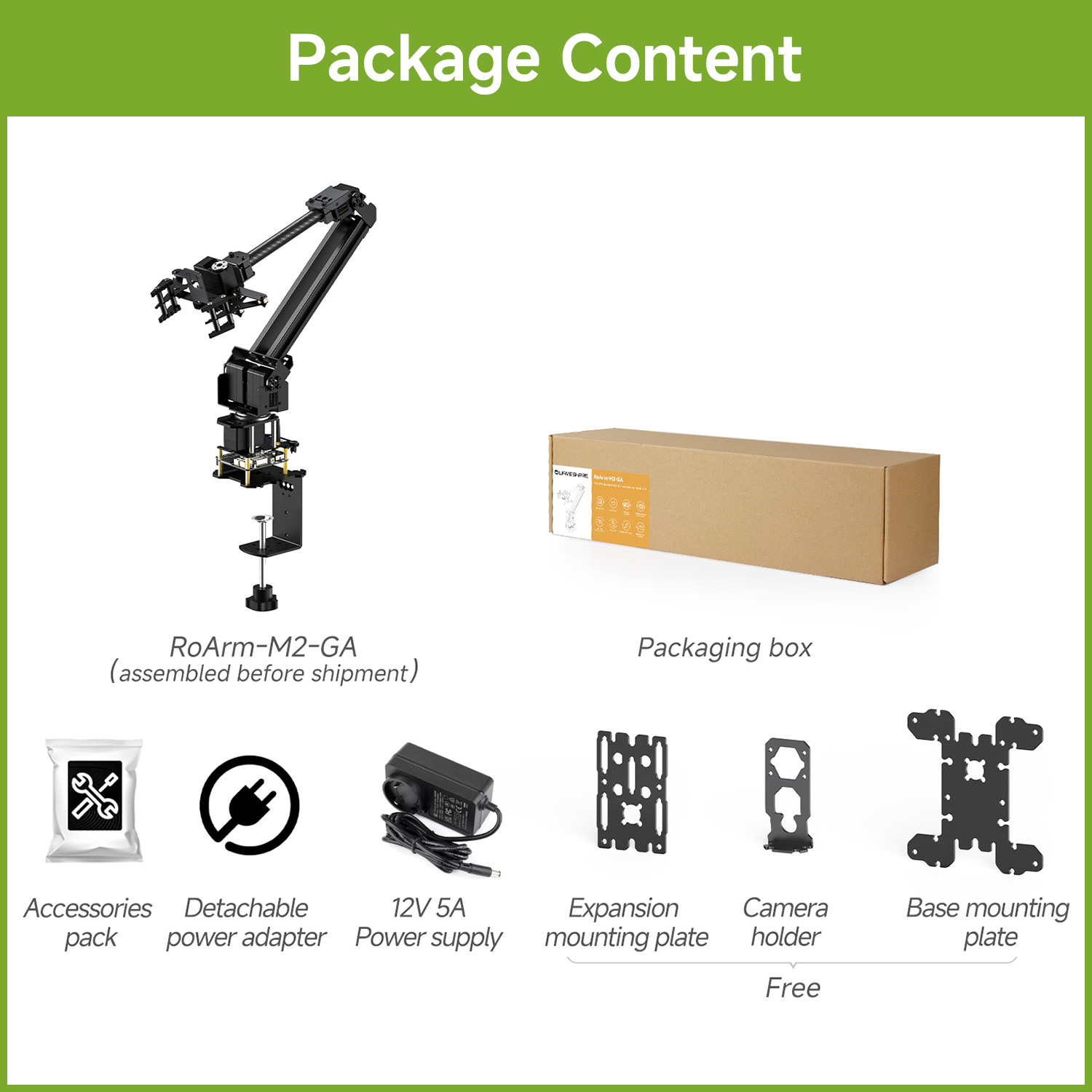 Kit de Braço Robótico de Mesa  - Servo Kit avaliação e preço