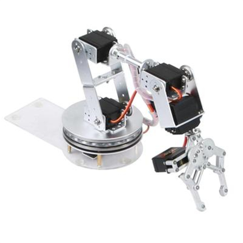 Braço Robótico Prateado 6 DOF  - Robot Arm Kit avaliação e preço