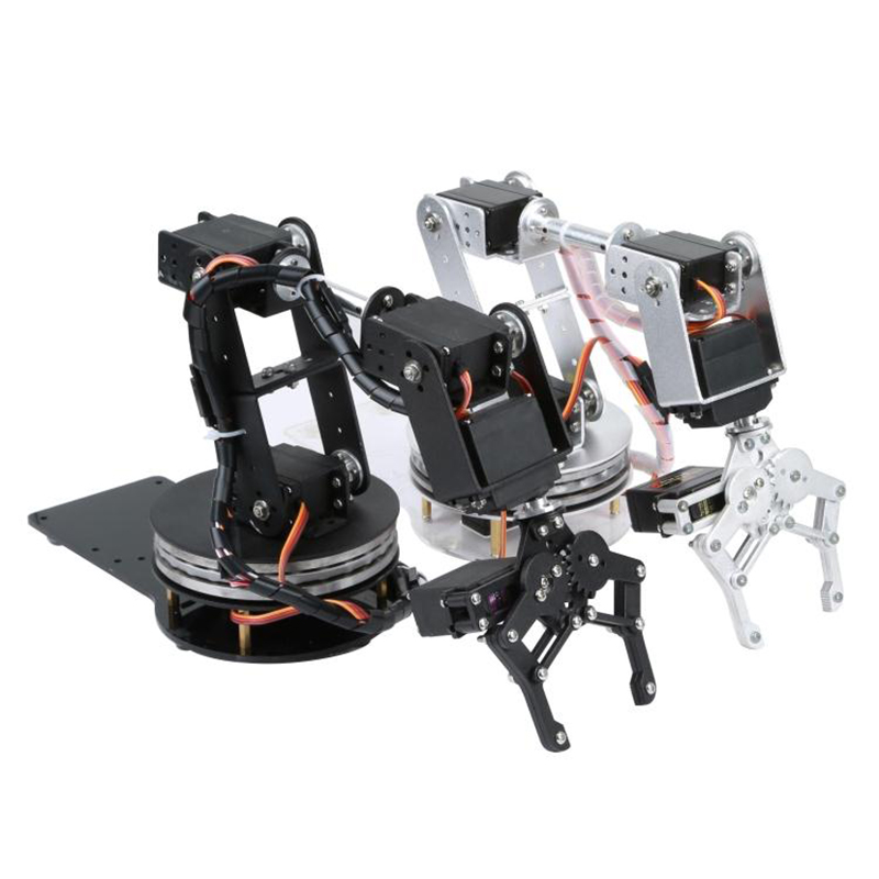 Braço Robótico Prateado 6 DOF  - Robot Arm Kit avaliação e preço
