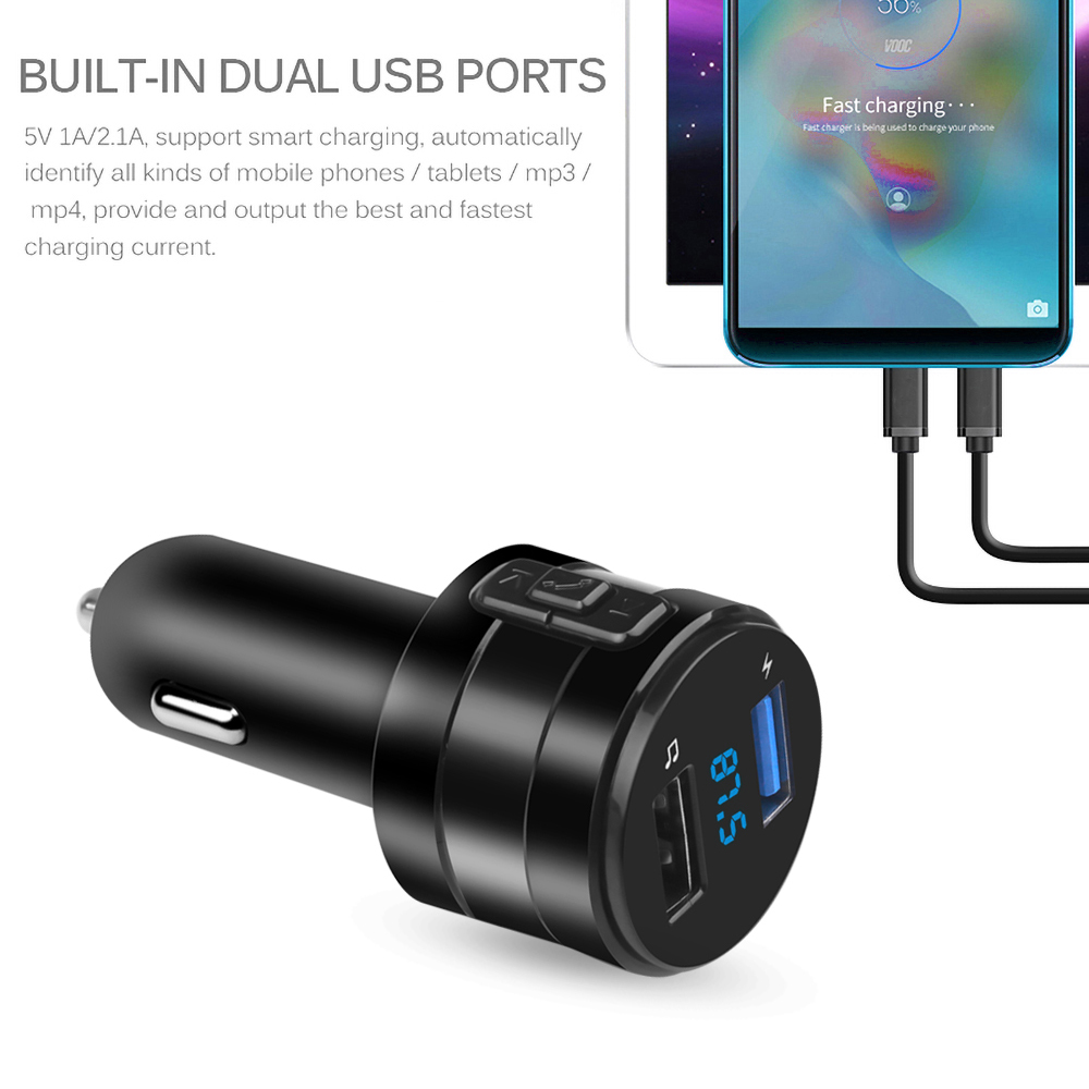 Bluetooth 4.2 transmissor fm c - Robot Bluetooth Car avaliação e preço