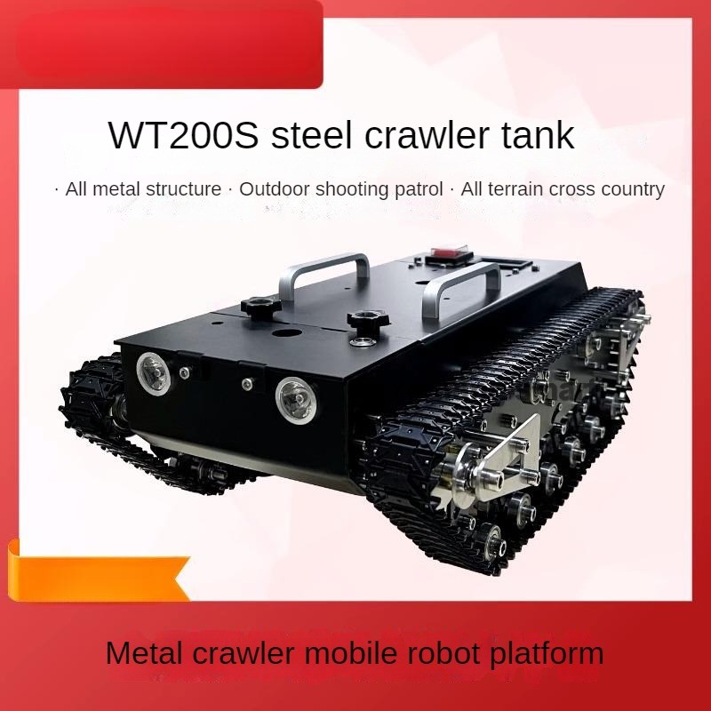 30kg de carga rc tanque chassi - Tracked Robot Chassis avaliação e preço