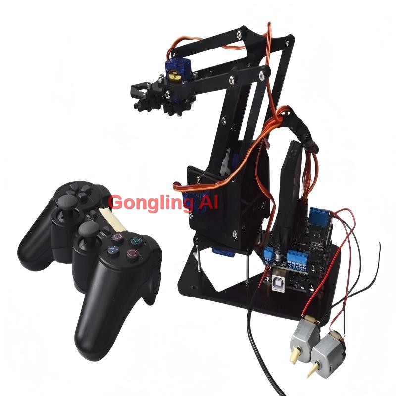Braço Robótico Mecânico SG90 c - Robot Arm Metal avaliação e preço