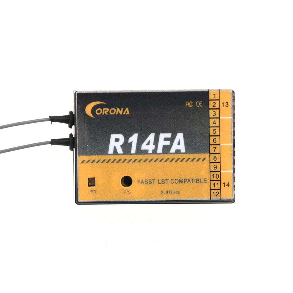 Receptor modelo Corona R14FA 1 - Micro Servo avaliação e preço